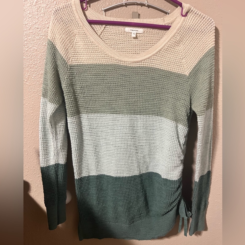Maurice’s Cinched Sweater. Size XS. 3 colored